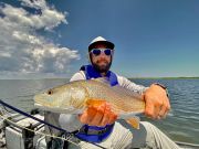 obx flyfishing reddrum fishing