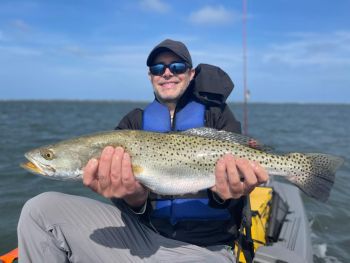 speckled trout kayak fishing 