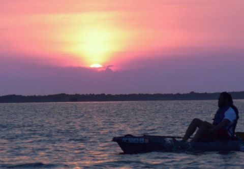 OBX on the Fly, Electric Kayak Bodie Island Sunset Cruise